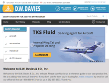 Tablet Screenshot of dwdavies.com